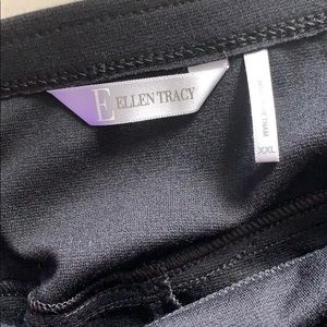 Black knit skirt